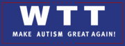 Trump Logo themed parody banner (2017)